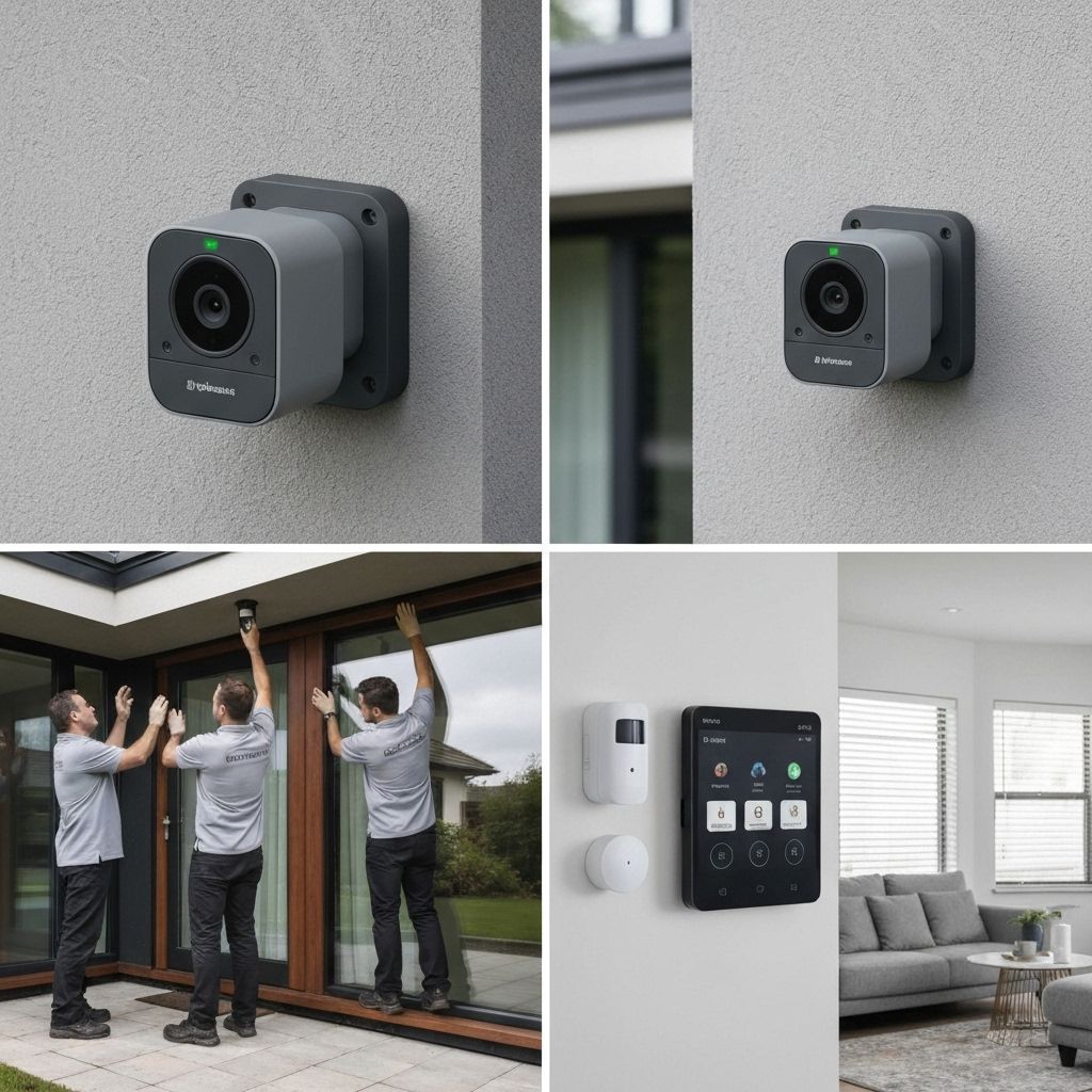 Instalação de sistema de segurança residencial